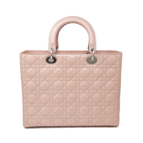 Christian Dior Patent Large Lady Dior Pink - Picture 3 of 11
